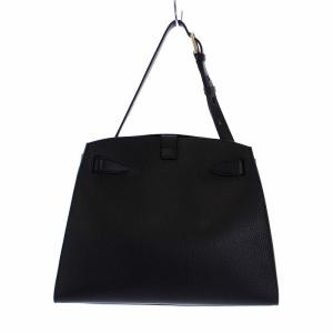 FURLA マルゲリータ ハンドバッグ ワンハンドル レザー 黒 ブラック