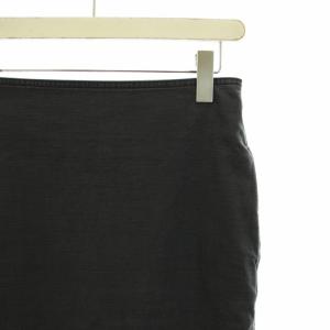 MADISONBLUE SOFIE バックサテンタイトスカート カラーデニム ミモレ ロング 01 S ダークグレー MB171-6702