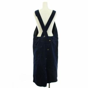 ISSEY MIYAKE I.S. ヴィンテージ サロペット ジャンパースカート デニム ロング ミモレ 9 M インディゴ