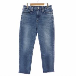 THE EIGHTY'S デニムパンツ ジーンズ ジップフライ USED加工 25 M 青 ブルー 980335