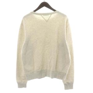 POLO RALPH LAUREN スウェット トレーナー 長袖 コットン ロゴ M アイボリー
