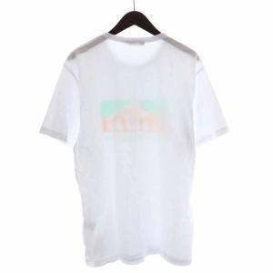 Maison Kitsuné MOUTAIN CAMP CLASSIC TEE-SHIRT Tシャツ カットソー プリント 半袖 L 白 ホワイト