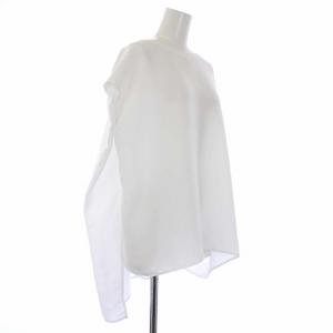 ENFOLD 19SS ブラウス カットソー 変形 アシンメトリー ドルマンスリーブ 38 M 白 ホワイト