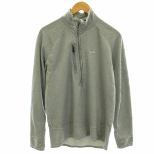 POLARTEC トレーナー スウェット ロンT 長袖 ハーフジップ L グレー