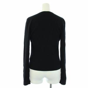VALENTINO ニット セーター 長袖 ビーズ L 黒 ブラック