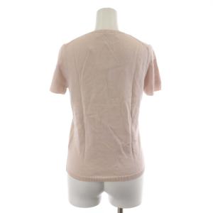 KEITA MARUYAMA アンサンブル ニット カーディガン プルオーバー クルーネック 花刺繍 1 S ピンク