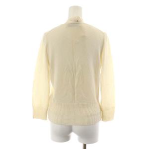 KEITA MARUYAMA アンサンブル ニット カーディガン カットソー ノースリーブ 花刺繍 1 S 白 ホワイト