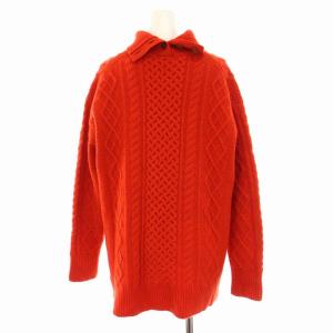 TOMORROWLAND 21AW セーター ニット タートルネック ウール 長袖 S 赤 レッド