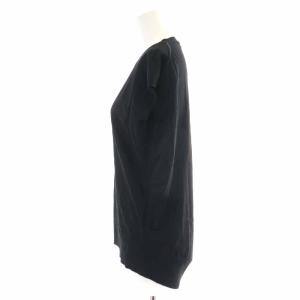 Theory 21SS COMPACT CREPE COCOON PO プルオーバーニット カットソー スタンドカラー フレンチスリーブ