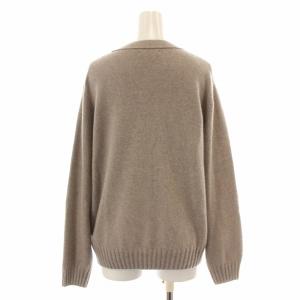 MARGARET HOWELL 21SS カーディガン ニット 長袖 Vネック カシミヤ 2 ベージュ