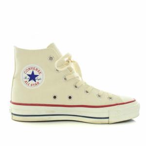 CONVERSE オールスター ALL STAR スニーカー シューズ ハイカット キャンバス 5.5 24.5cm キナリ