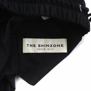 Shinzone 23SS CROPPED SARROUEL PANTS クロップド テーパードパンツ イージー SO 黒 ブラック 23MMSPA10