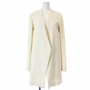 ノーカラージャケット ロング 2 M アイボリー 01-7104110-120-702