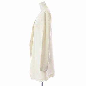 Theory ノーカラージャケット ロング 2 M アイボリー 01-7104110-120-702
