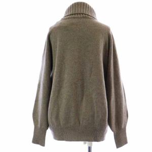 Spick&Span 17AW カシミヤウール タートルP/O ニット セーター 長袖 タートルネック プルオーバー F ベージュ 17-080-200-4290-4-0