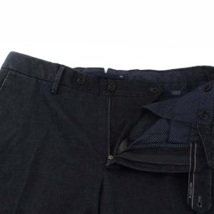 INCOTEX タグ付き HIGH COMFORT SLIM FIT デニムパンツ スラックス ロールアップ センタープレス スリム 46