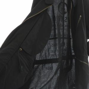 HYSTERIC GLAMOUR 22SS ジャケット ジップアップ ステンカラー バックプリント L 黒