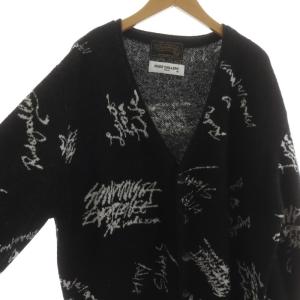 RUDE GALLERY ×sandinista experience 21AW カーディガン 長袖 黒 白
