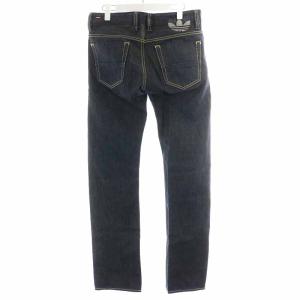 DIESEL adidas originals VIKER-AD デニムパンツ ジーンズ ロング ロゴ W28 L32 S 黒 ブラック