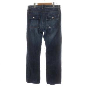 PRADA LOOSE FIT デニムパンツ ジーンズ ジーパン ボタンフライ 29 M 青 ブルー