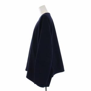 ENFOLD 23SS CENTER DRAPE PULLOVER ブラウス カットソー 長袖 プルオーバー クルーネック ワイド 38