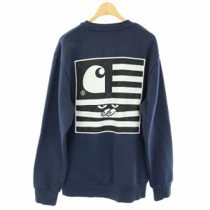 Carhartt INCOGNITO SWEAT スウェット トレーナー 長袖 S 紺 ネイビー