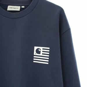 Carhartt INCOGNITO SWEAT スウェット トレーナー 長袖 S 紺 ネイビー
