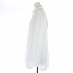 Finamore Nopdi シャツ ブラウス 長袖 無地 40 M 白 ホワイト