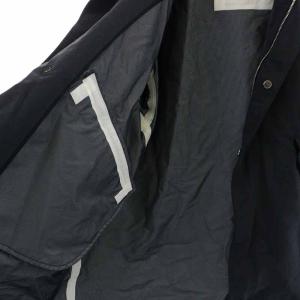 VAINL ARCHIVE WEATHER MAN'S FIELD ナイロンジャケット ジップアップ バックプリント M 紺 ネイビー