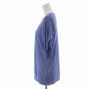 DIESEL カットソー Tシャツ クルーネック プルオーバー 半袖  S 青 ブルー