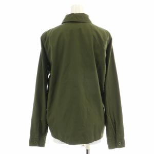 YAECA LIKE WEAR BAKER SHIRT ワークシャツ 長袖 S カーキ 78101