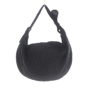 MARC by MARC JACOBS ワンショルダーバッグ キルティング ロゴ リボン ナイロン 黒 ブラック