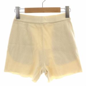 AURALEE ショートパンツ イージーパンツ リブ 1 M ベージュ