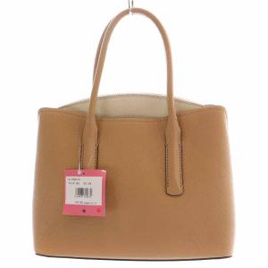 kate spade new york MARGAUX MEDIUM SATCHEL ハンドバッグ ショルダーバッグ 2way レザー バイカラー 茶 ブラウン 白