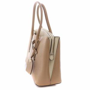 kate spade new york MARGAUX MEDIUM SATCHEL ハンドバッグ ショルダーバッグ 2way レザー バイカラー 茶 ブラウン 白