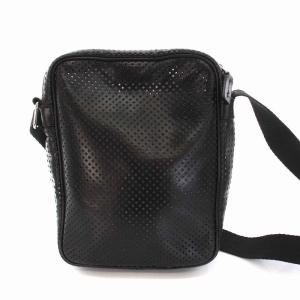 DIOR HOMME パンチングレザー ショルダーバッグ ポシェット 黒
