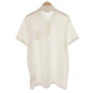 MONCLER 20AW MAGLIA POLO MANICA CORTA ポロシャツ ワンポイント 半袖 8A70400 L 白 ホワイト