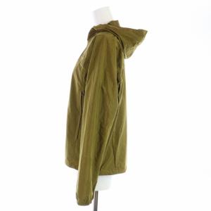 THE NORTH FACE マウンテンパーカー フーディジャケット ジップアップ 薄手 ロゴ刺繍 アウトドア M カーキ NPW7801Z