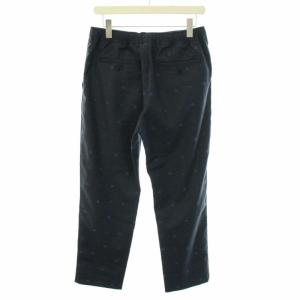 GUCCI 18年製 イージーパンツ バンブルビー ハート 刺繍 46 ネイビー