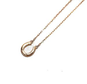 SWAROVSKI ネックレス ペンダント 蹄 ホースシュー クリスタル ストーン ゴールドカラー