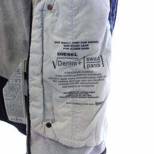 DIESEL シングル ライダースジャケット Gジャン ジージャン デニムジャケット USED加工 M 青 ブルー