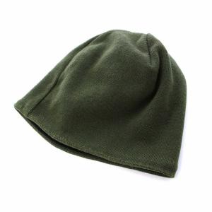 CANADA GOOSE メリノウール ニット帽 ニットキャップ ワッチキャップ ビーニー 帽子 ワッペン 0/S カーキ 5210M