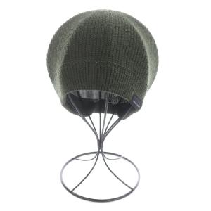 CANADA GOOSE ニット帽 ワッチキャップ ビーニー 帽子 ロゴ ウール カーキ