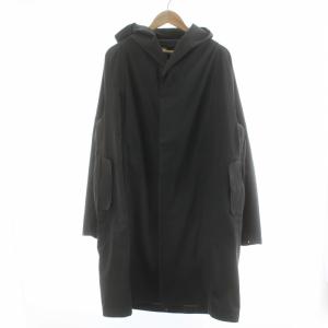 CLIMASTORM ハオリジャケット ジップアップ フード ボンディング加工 ロング L グレー DH6106