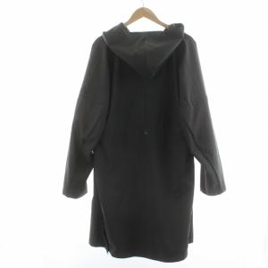 adidas CLIMASTORM ハオリジャケット ジップアップ フード ボンディング加工 ロング L グレー DH6106