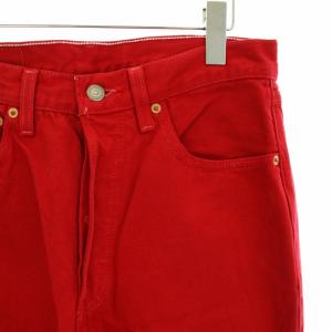 Levi's ヴィンテージ USA製 501 99年製 90s カラーデニム W31L34 M レッド