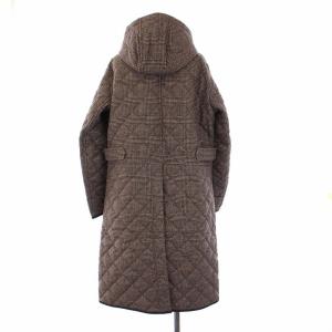 POLO RALPH LAUREN キルティングコート 中綿 グレンチェック XXS ベージュ 茶 タグ付き