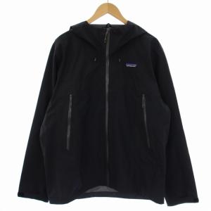 クラウドリッジジャケット マウンテンパーカー ジップアップ ロゴ L 黒 ブラック 83675FA17