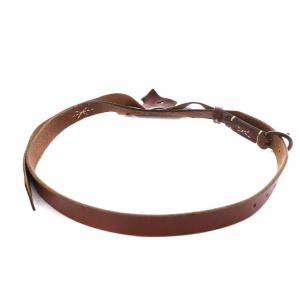 KAPITAL ベルト レザー モチーフ 茶 ブラウン