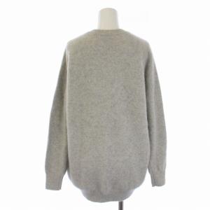 Drawer ニット セーター 長袖 クルーネック ウール F グレー 6513-199-1054